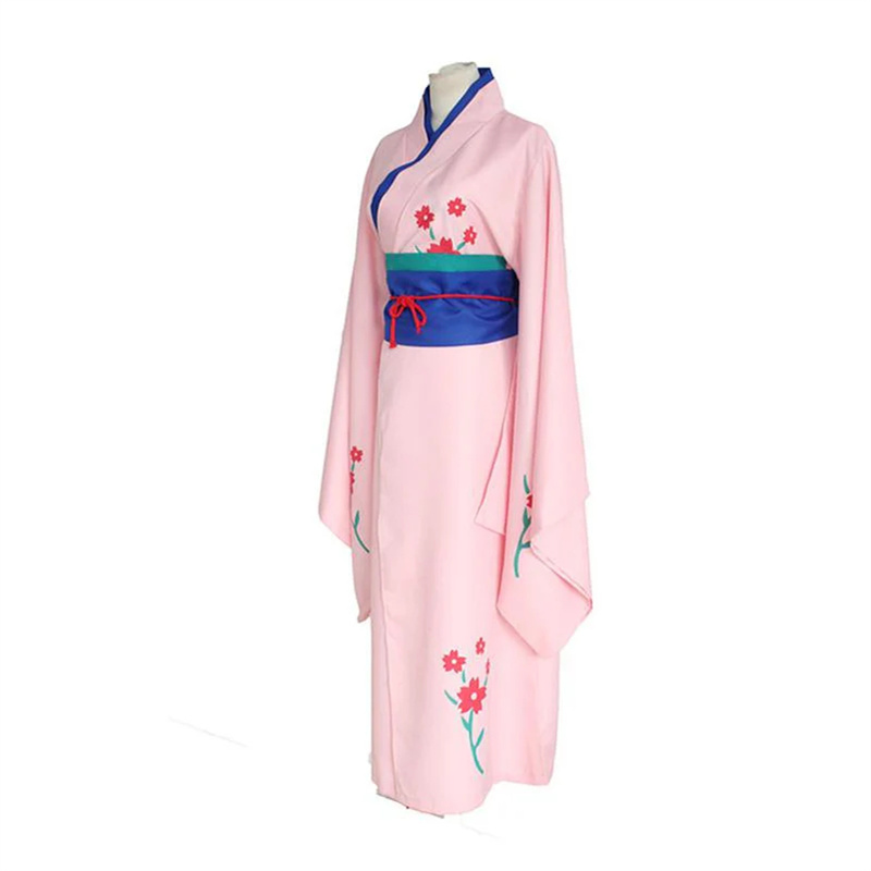 Anime Gintama Shimura Tae Kimono Cosplay Costume