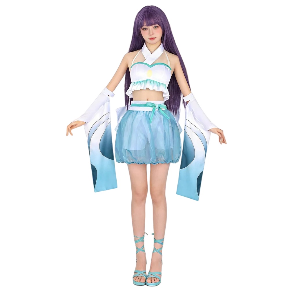 Iroha Sakayori Cosmic Princess Kaguya! Cosplay CostumeStage Skirt Design Pink Women Halloween Carnival Party Outfits