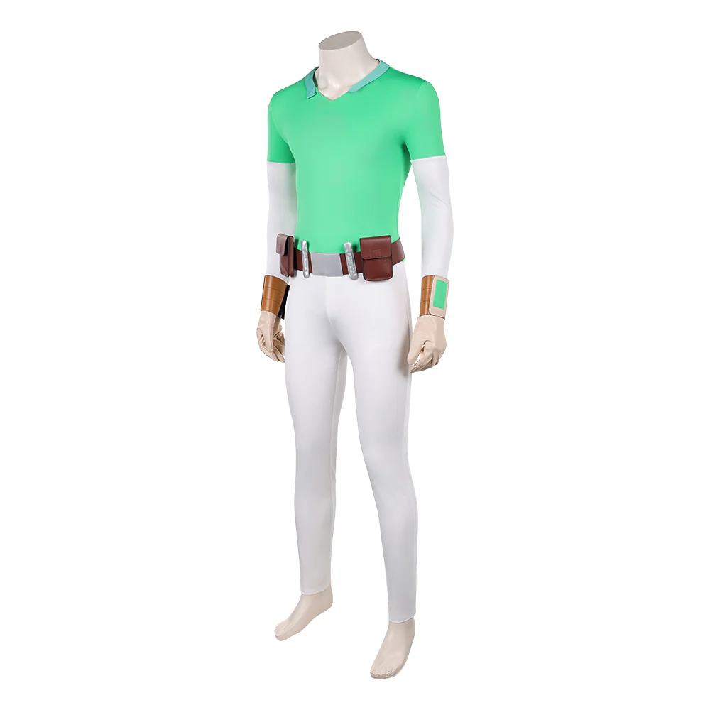 Allen the Alien Cosplay Costume Invincible Season 4 Fullset Green Men Halloween Carnival Party Outfit