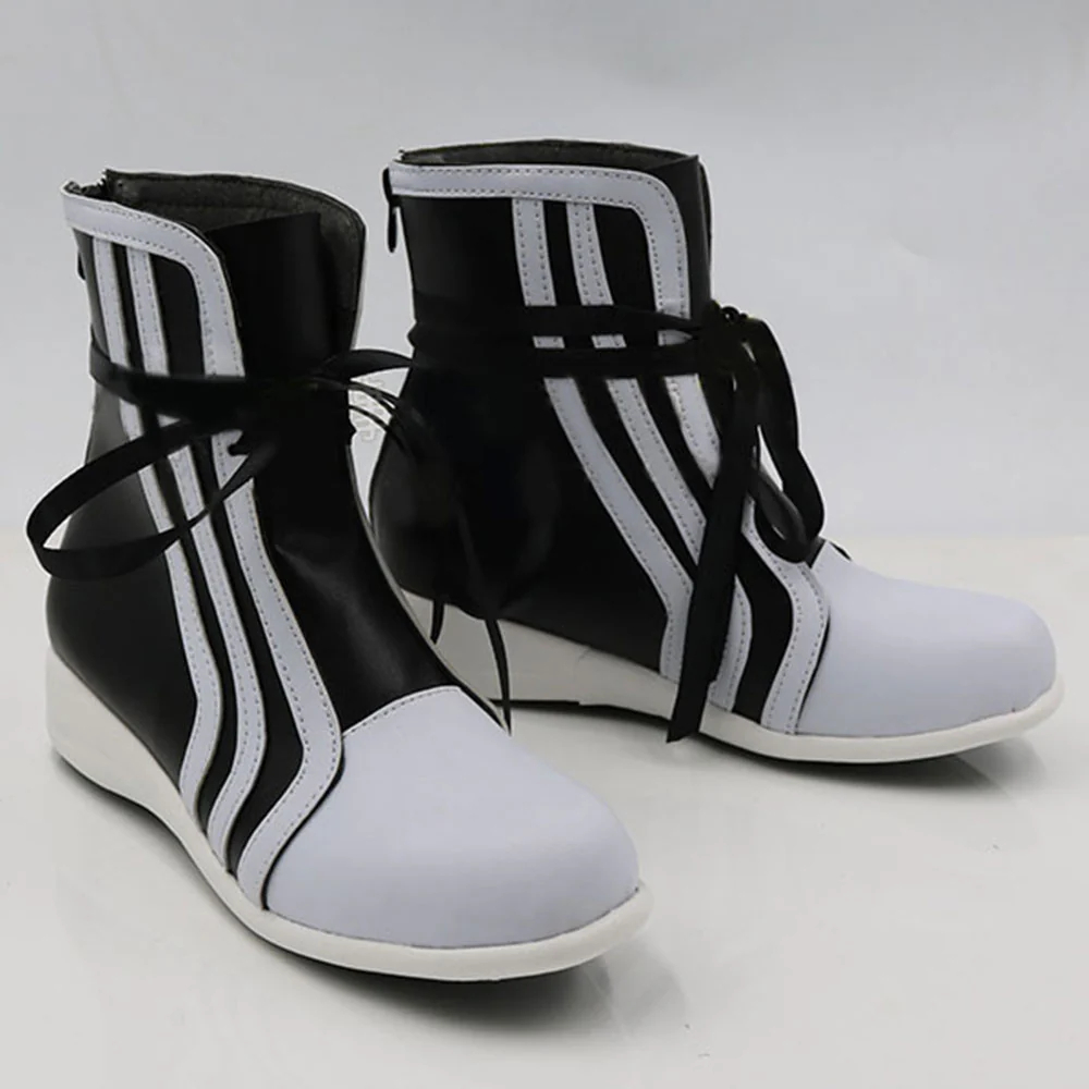 Final Fantasy VII: Advent Children Tifa Lockhart Black Shoes Cosplay Boots