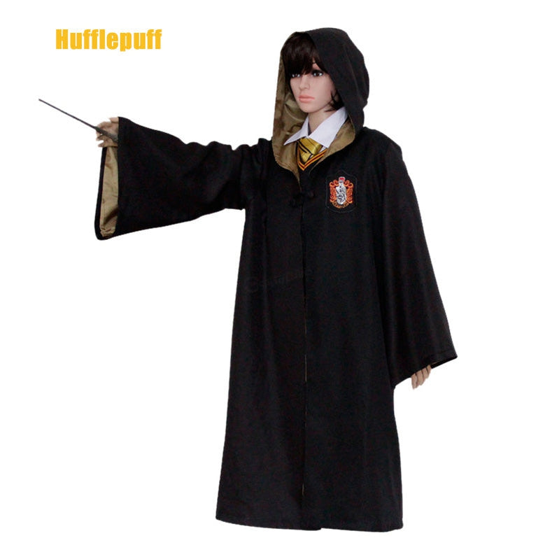 Movie Harry Potter Gryffindor and The Four Houses of Hogwarts Cosplay Magic Robe