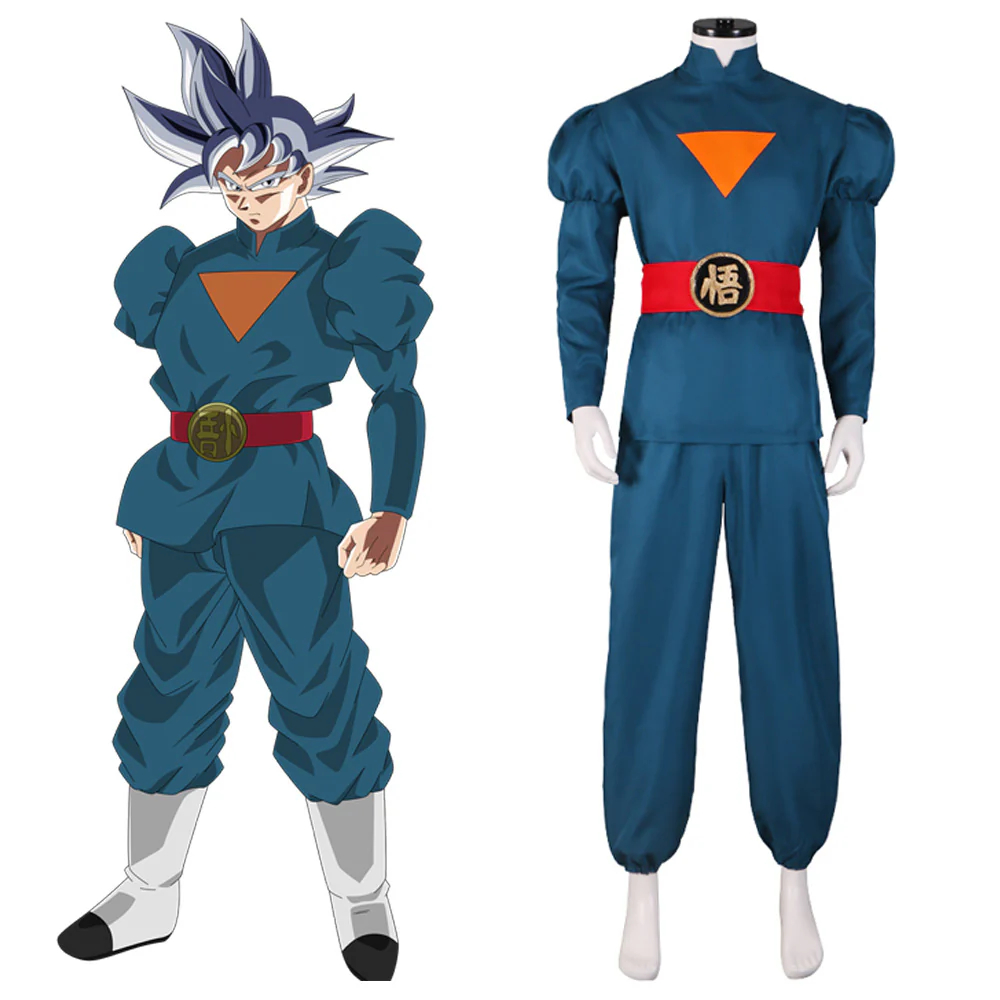 Super Dragon Ball Heroes Goku Kakarotto God Officer Cosplay Costume