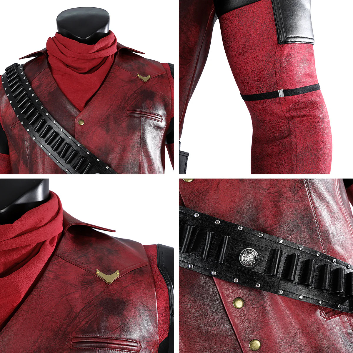 Deadpool 3 Wolverine and Deadpool Cowboypool Cosplay Costume
