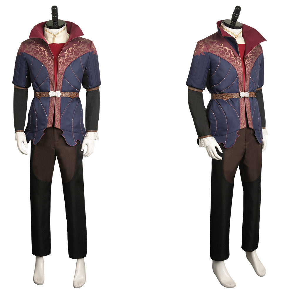 BG Astarion Printed Outfits Wig Full Set Halloween Carnival Cosplay Costume 