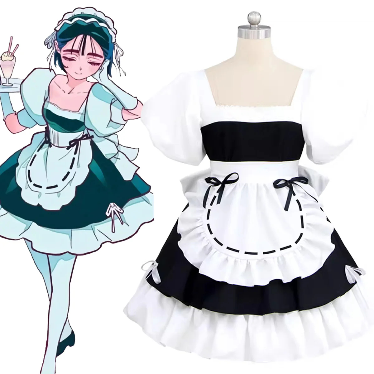 ALIEN STAGE Sua Maid Cosplay Costume