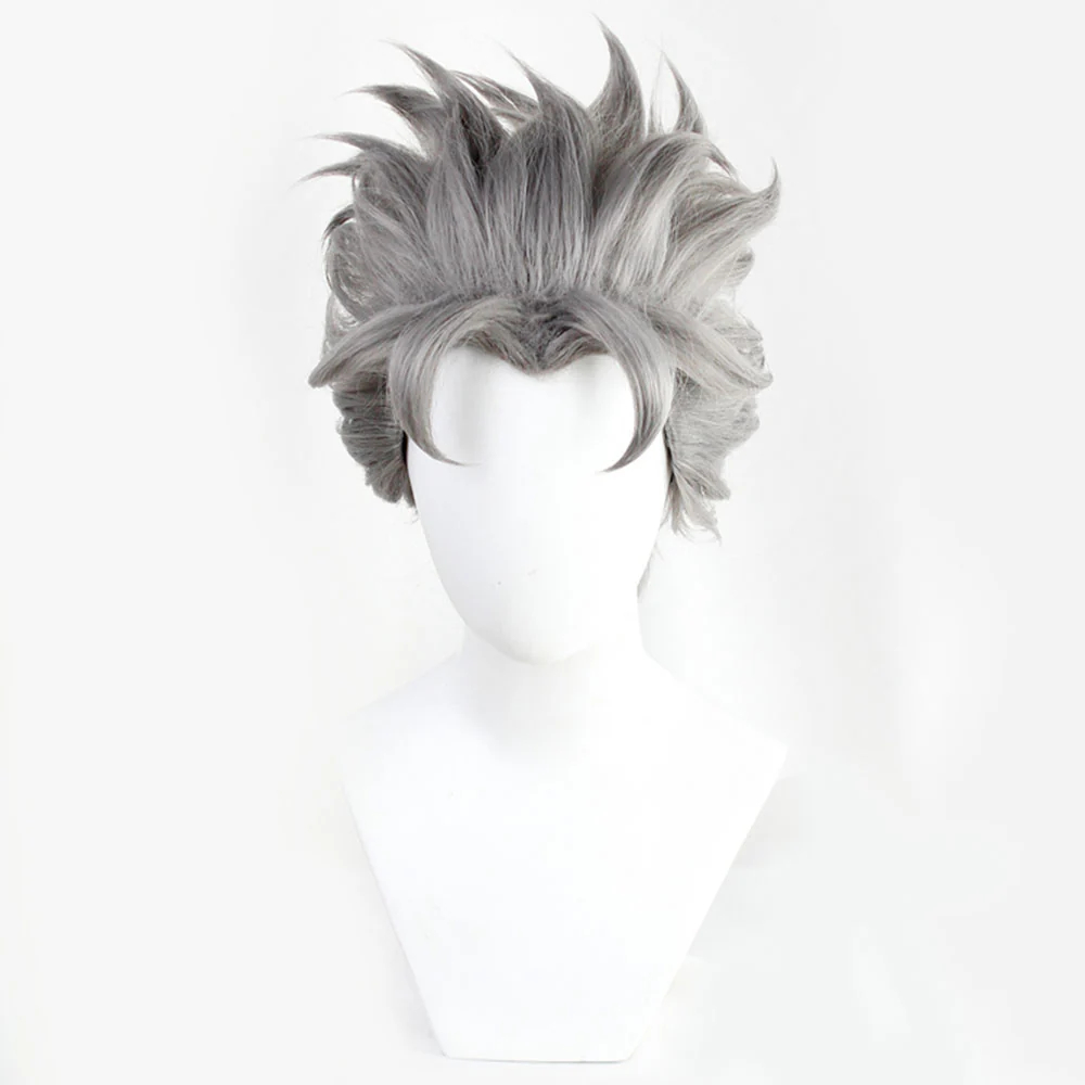 JoJo's Bizarre Adventure: Diamond Is Unbreakable Koichi Hirose Grey Cosplay Wig