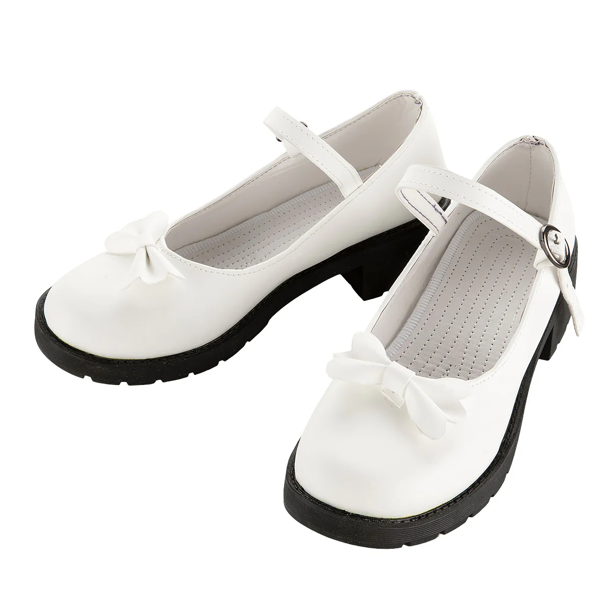 Danganronpa Dangan Ronpa : Trigger Happy Havoc Chihiro Fujisaki White Cosplay Shoes