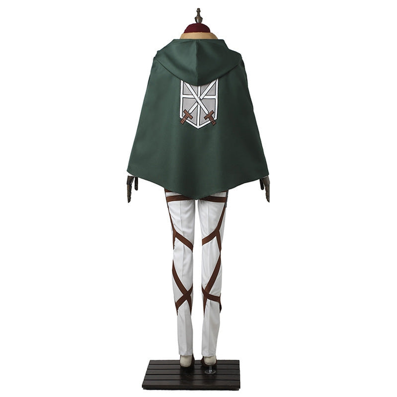 Anime Attack on Titan Mikasa Ackerman Training Corps Uniform Set Cosplay Costumes