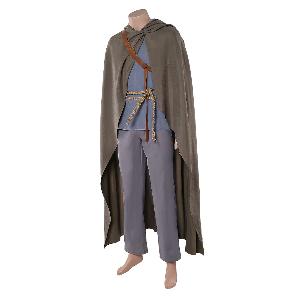 A Knight of the Seven Kingdoms Dunk Adult Man Blue&Grey Cosplay Cloak Costume Halloween Carnival Party Suit