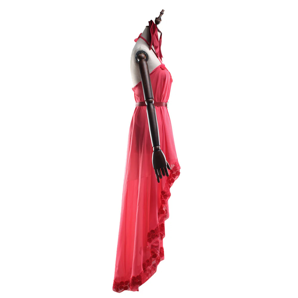 Final Fantasy VII Remake FF7 Aerith Gainsborough Pink Cosplay Costume