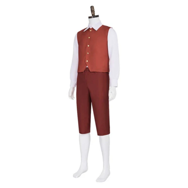 The Lord Of The Rings Frodo Baggins Red Outfit Carnival Halloween Cosplay Costume