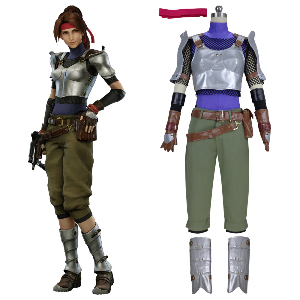 Final Fantasy VII Remake FF7 Jessie Cosplay Costume