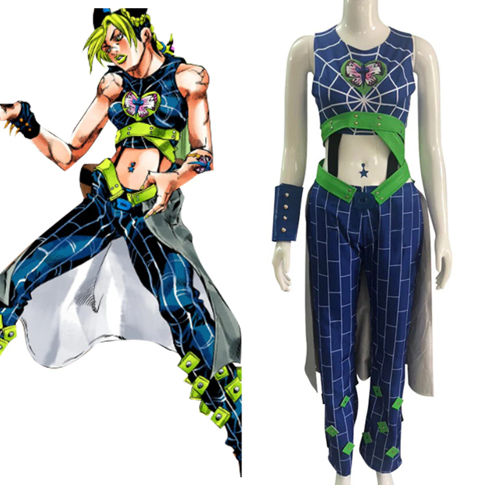 JoJo's Bizarre Adventure Stone Ocean Jolyne Cujoh Cosplay Costume
