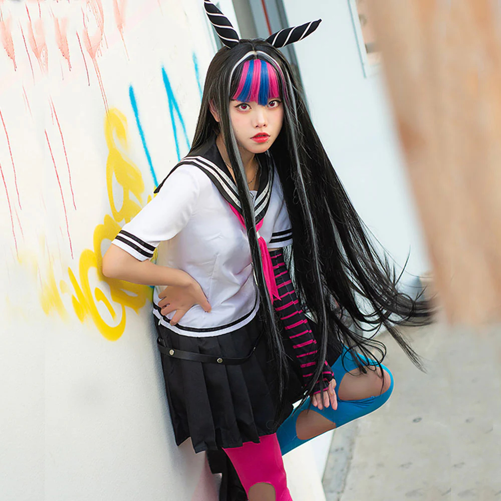 Danganronpa Dangan Ronpa 2: Goodbye Despair Ibuki Mioda Halloween Cosplay Costume