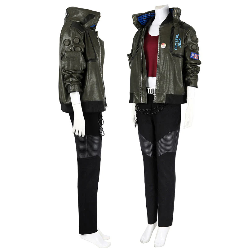 Game Cyberpunk 2077 Female V Cosplay Costumes