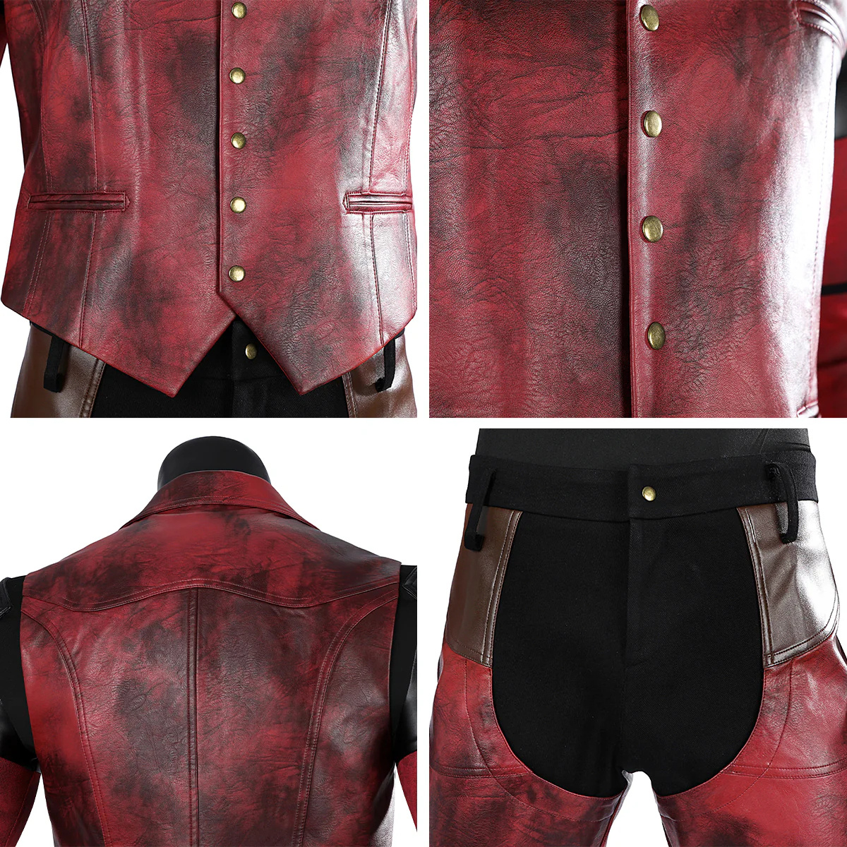 Deadpool 3 Wolverine and Deadpool Cowboypool Cosplay Costume