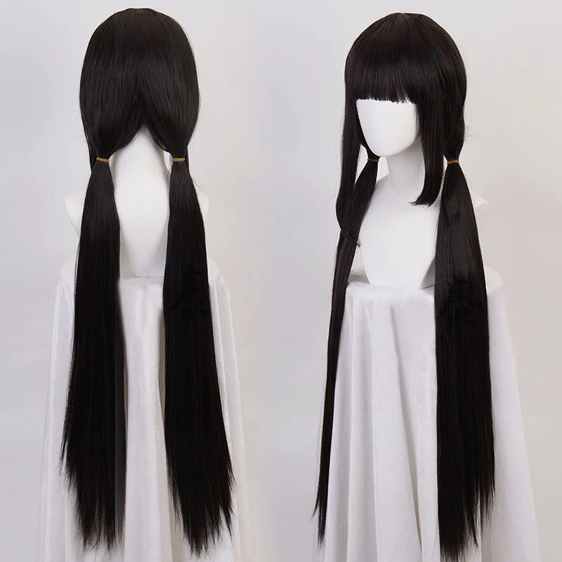 Danganronpa V3: Killing Harmony Maki Harukawa Black Cosplay Wig