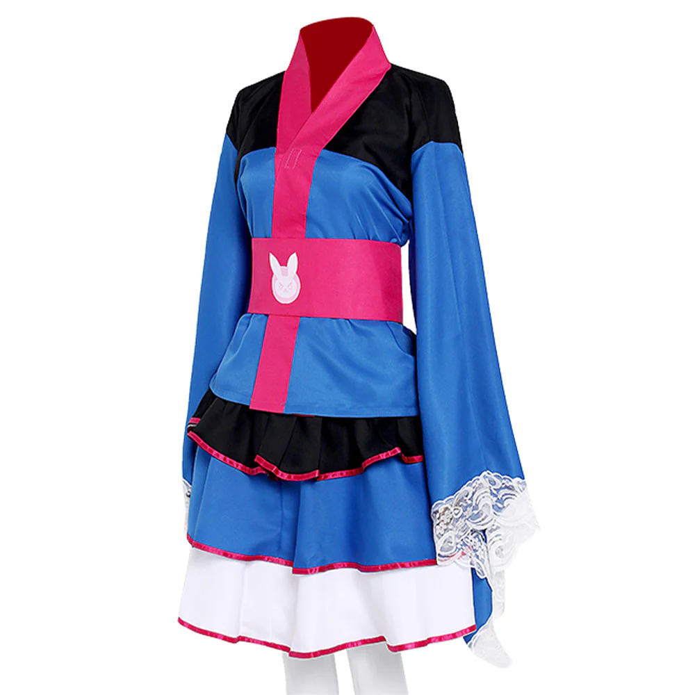 Overwatch D.VA DVA Song HANA Kimono Cosplay Costume