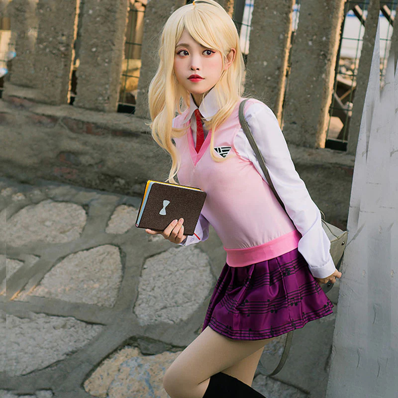 Danganronpa Dangan Ronpa V3: Killing Harmony Kaede Akamatsu Halloween Cosplay Costume