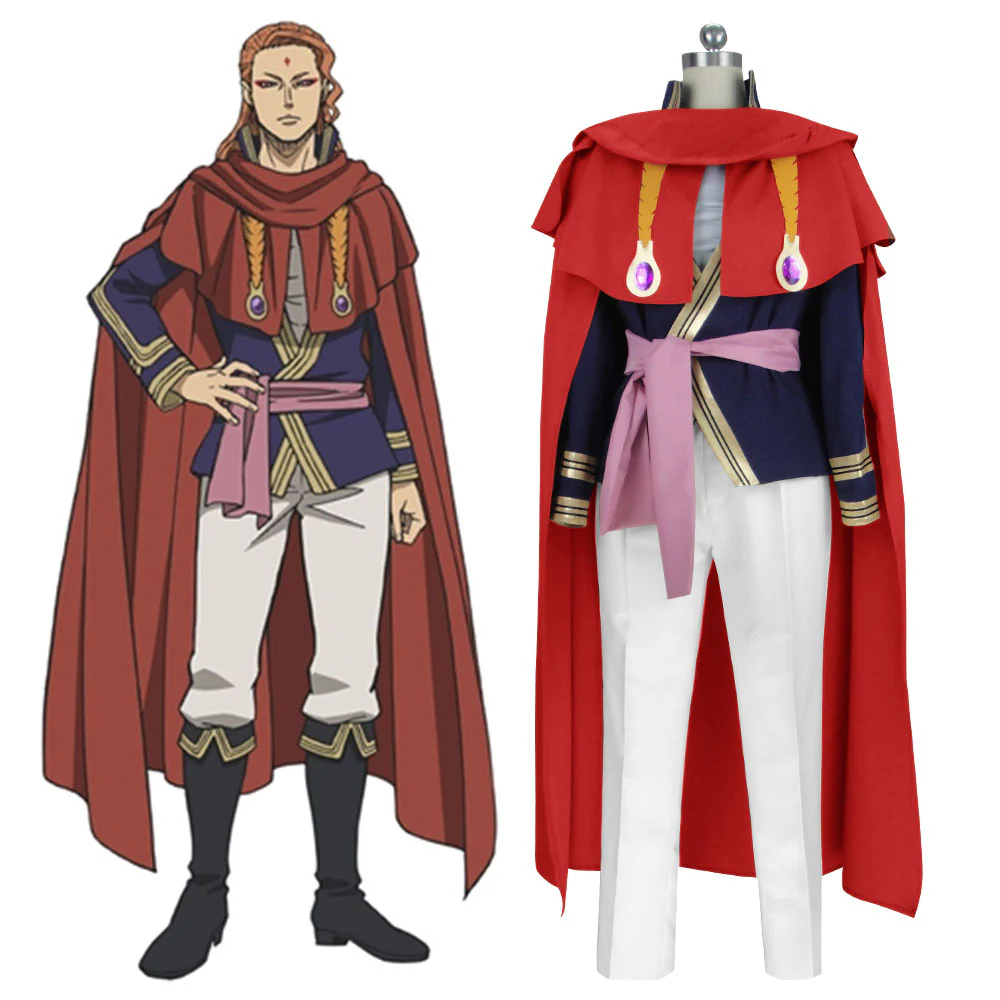 Black Clover Fuegoreon Vermilion Cosplay Costume