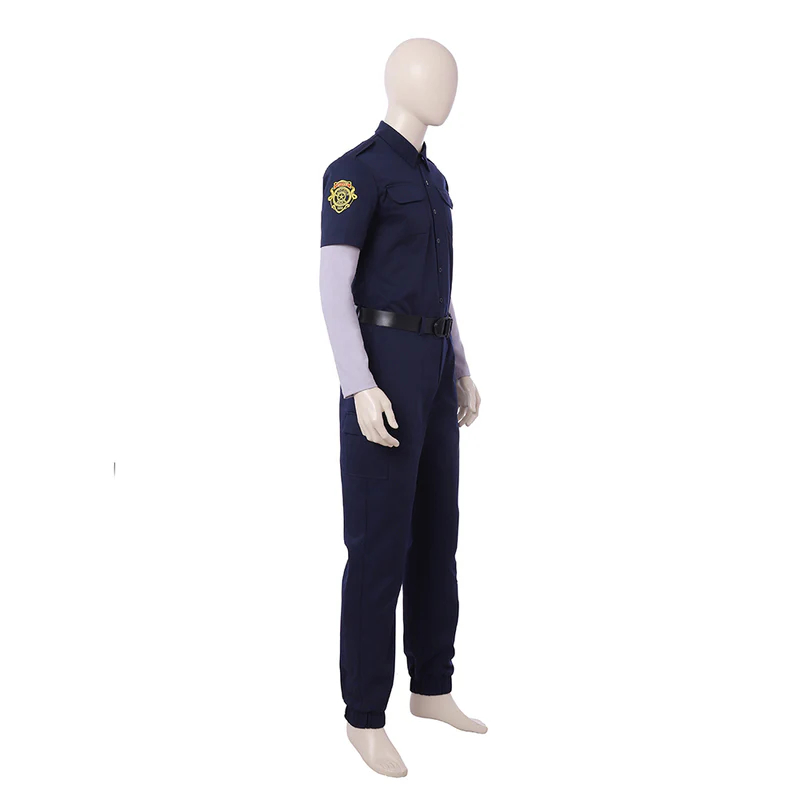 Resident Evil 2 Leon Scott Kennedy Game Cosplay Costume