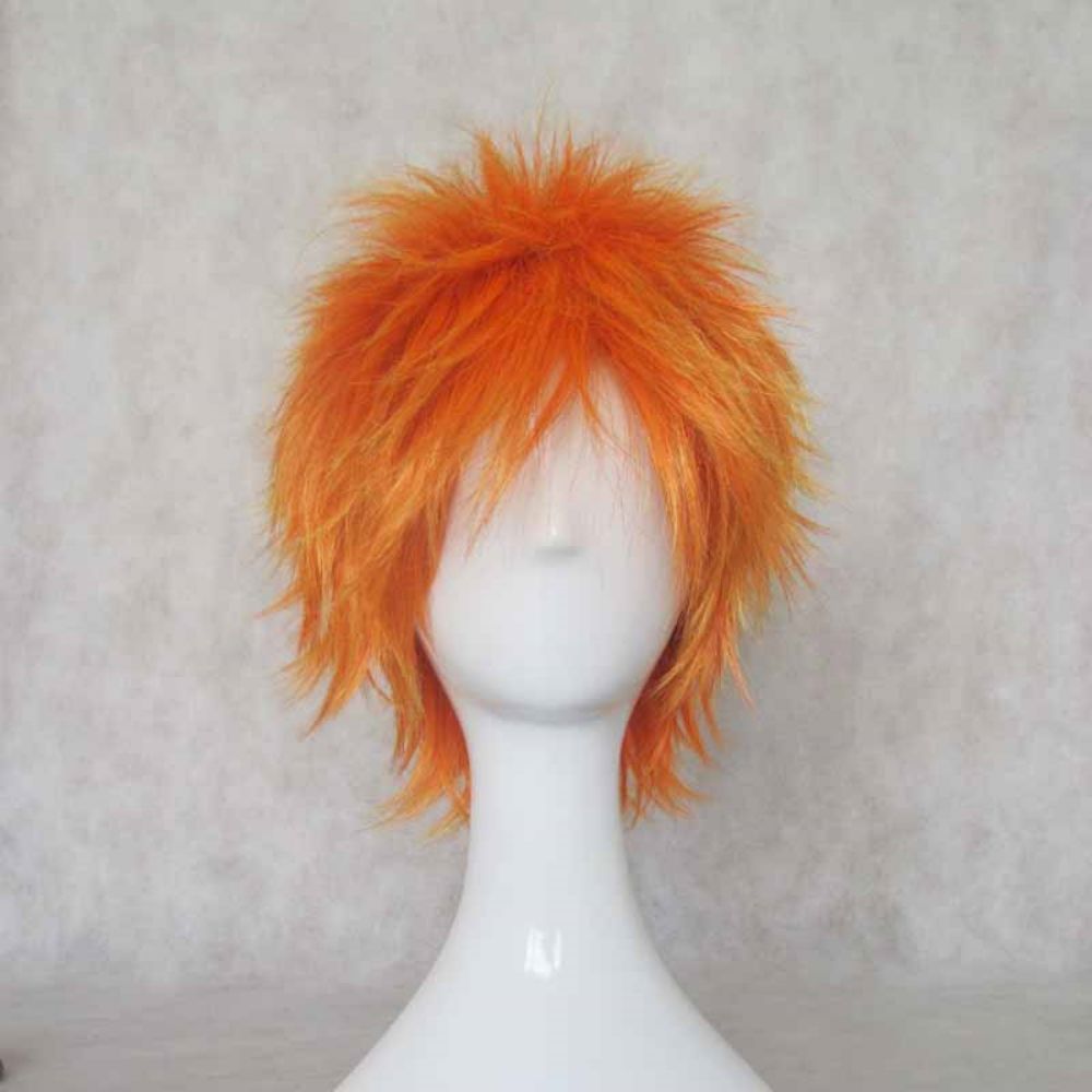 Bleach Kurosaki ichigo Orange Cosplay Wig