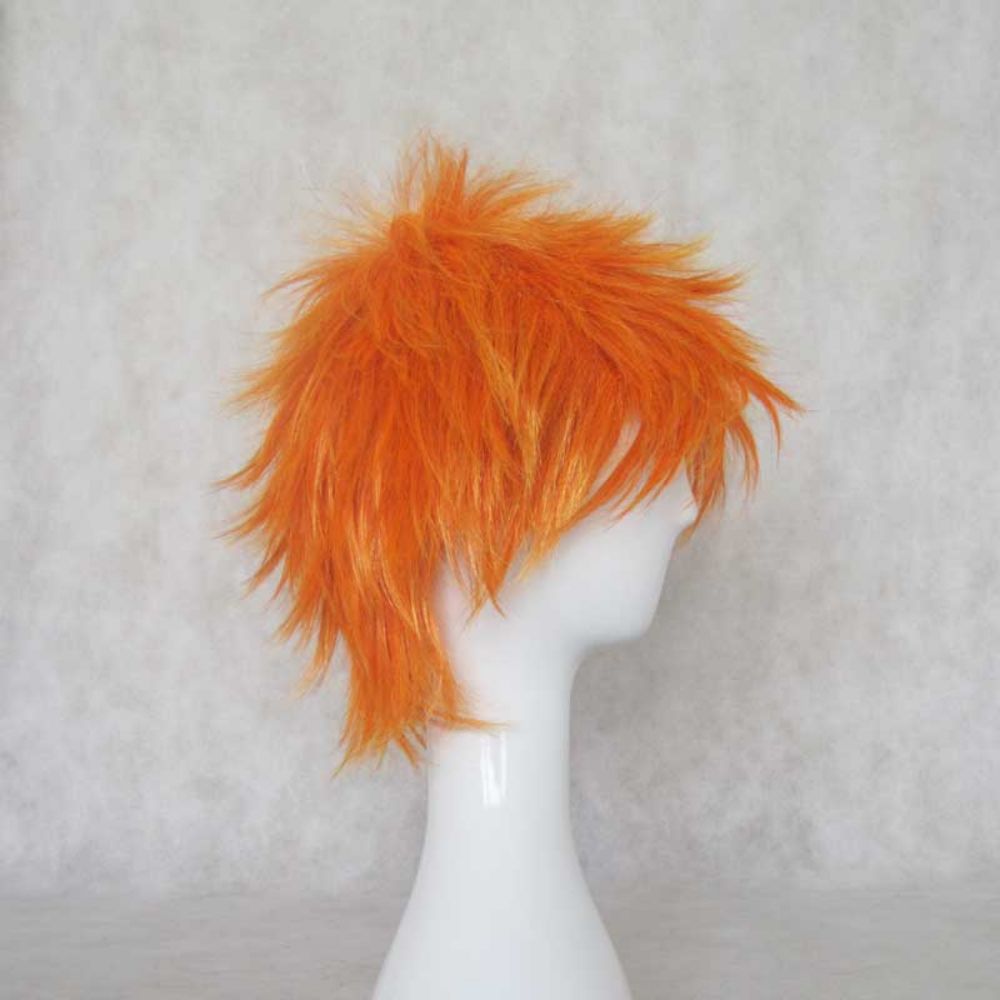 Bleach Kurosaki ichigo Orange Cosplay Wig