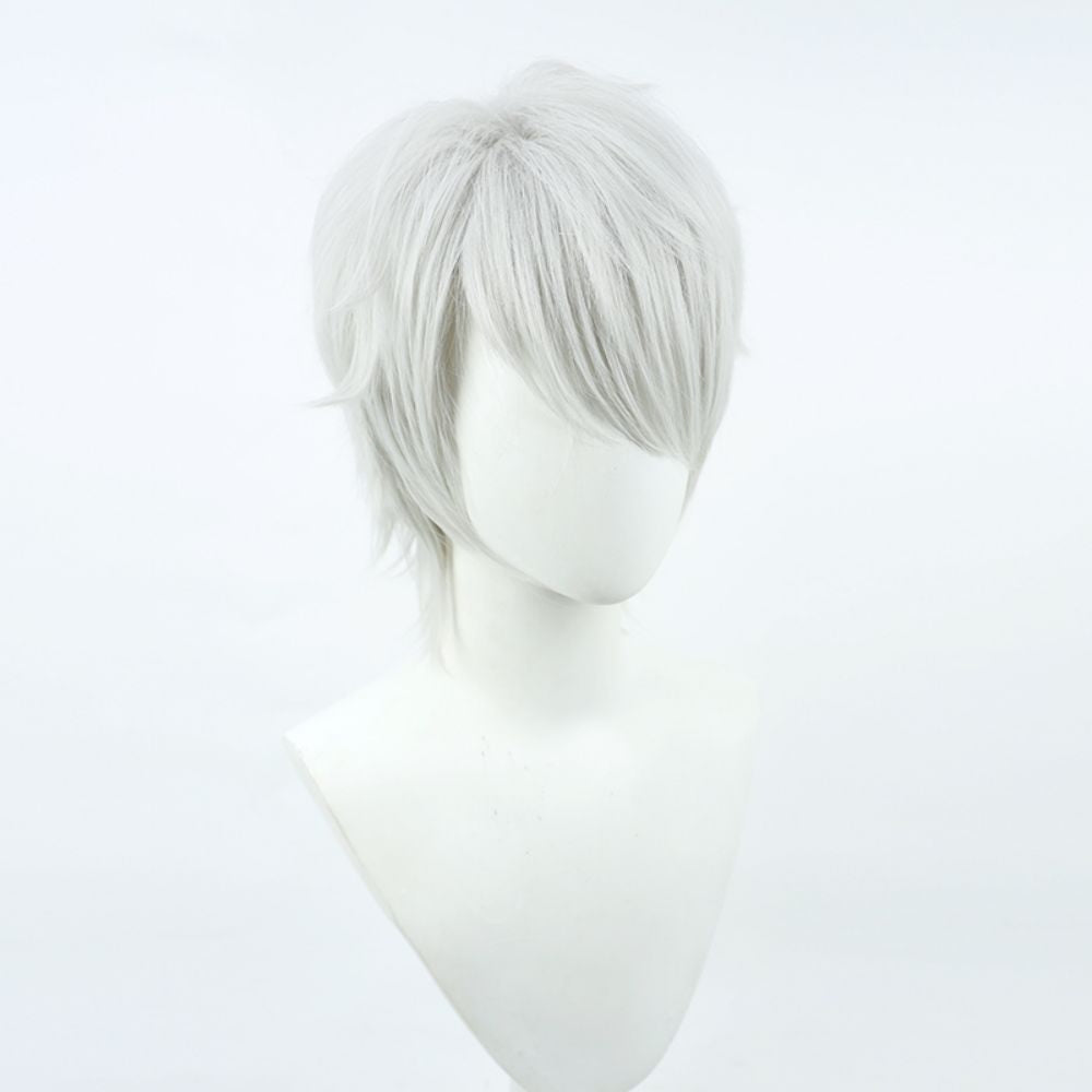 BLEACH TYBW OG GOTEI-13 Shihouin Chika Silver Cosplay Wig