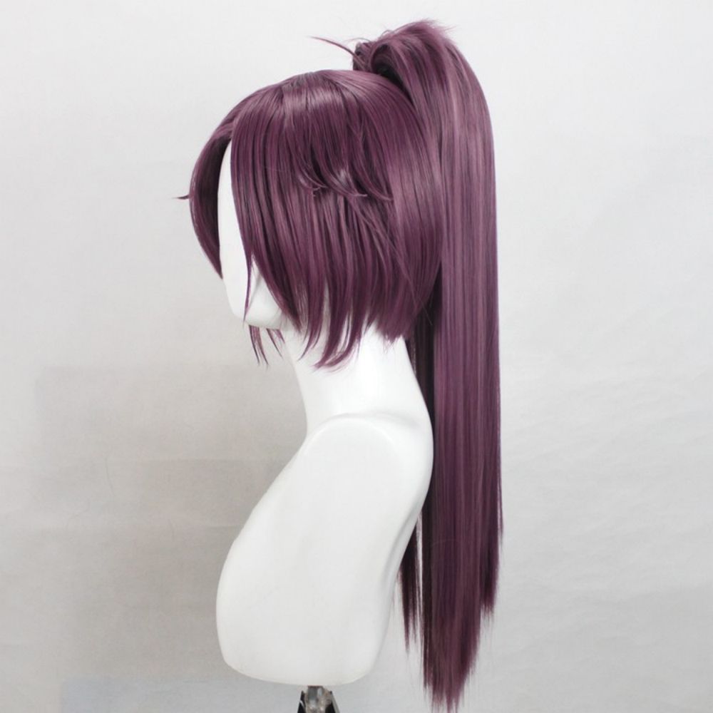BLEACH Yoruichi Shihouin Purple Cosplay Wig