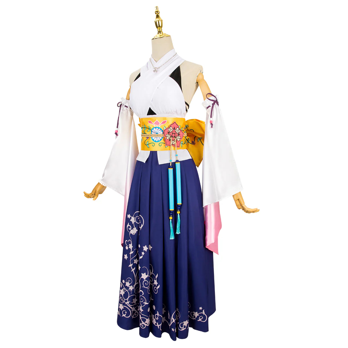 Final Fantasy X FF10 Yuna Cosplay Costume 