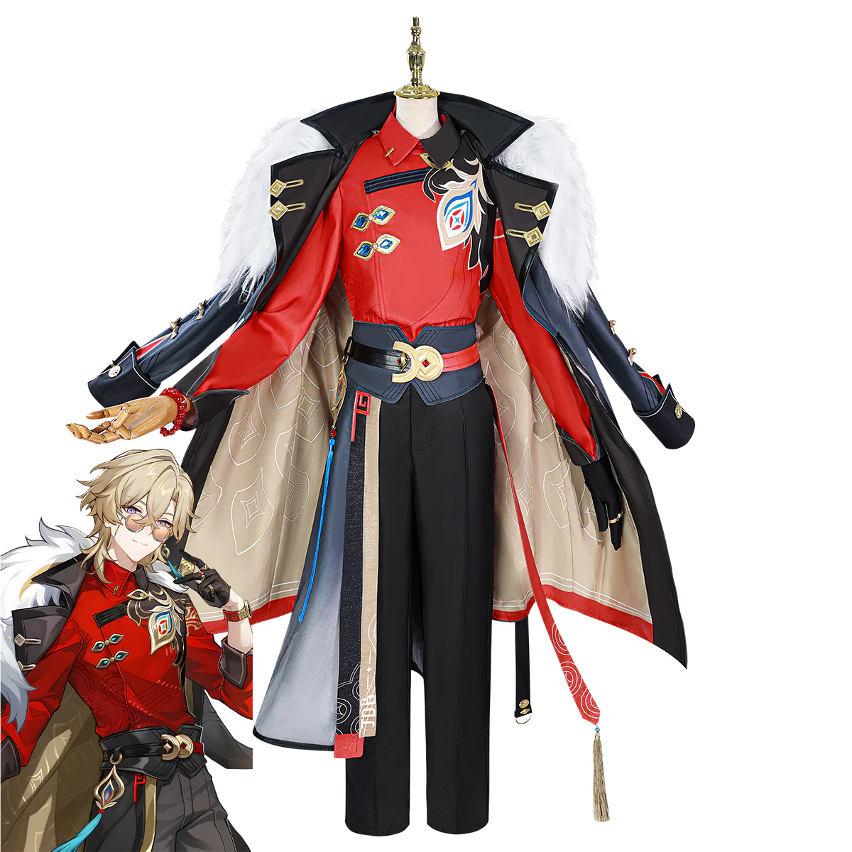 Honkai: Star Rail Aventurine Chinese New Year Cosplay Costume