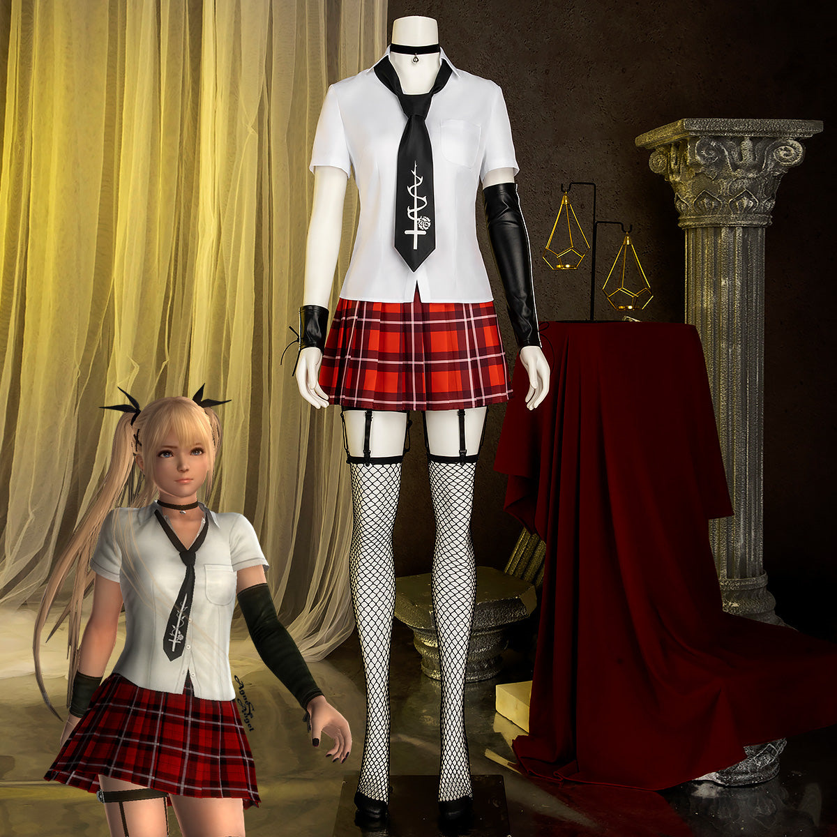 Dead Or Alive 6 Marie Rose White Cosplay Costume