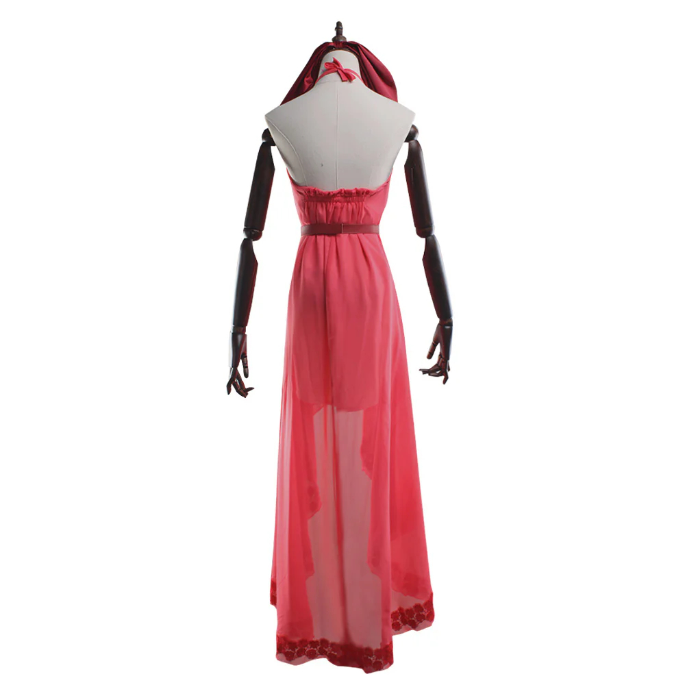 Final Fantasy VII Remake FF7 Aerith Gainsborough Pink Cosplay Costume