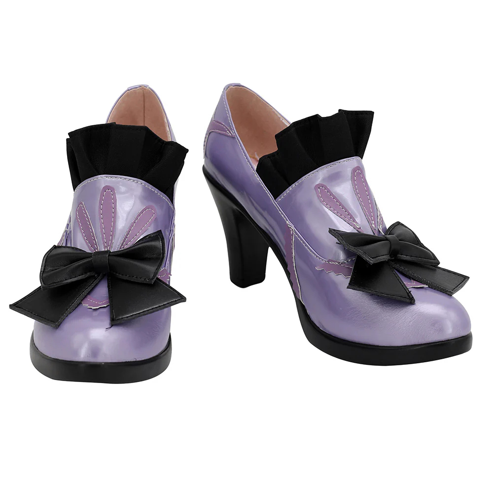 Final Fantasy VII Remake Cloud Strife Girl Ver3 Purple Cosplay Shoes