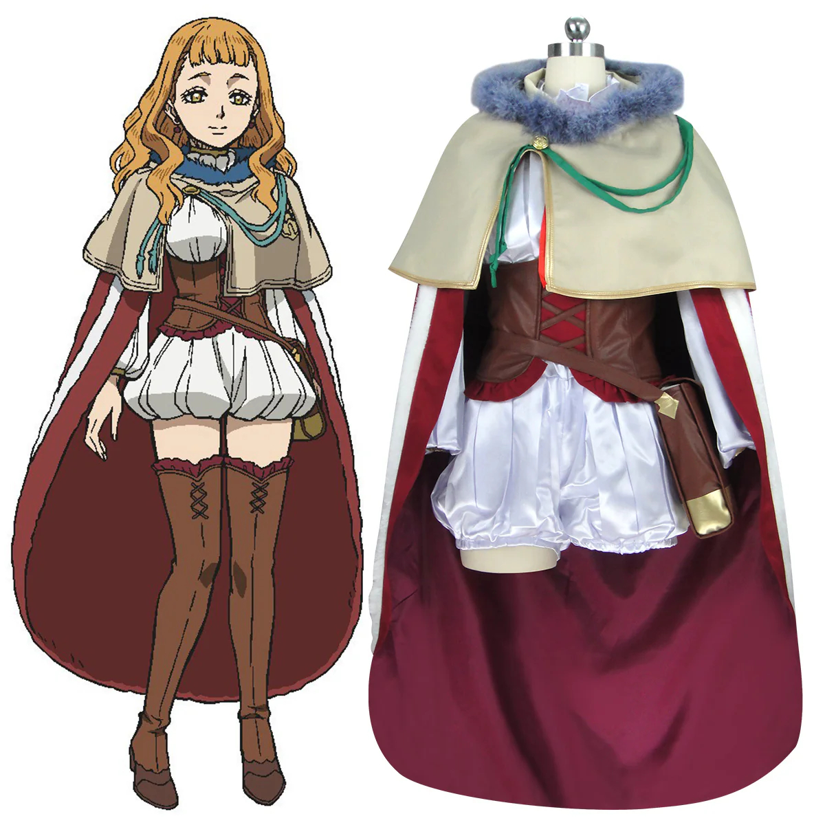 Black Clover Mimosa Vermilion Cosplay Costume