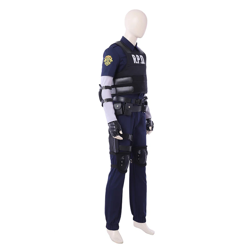 Resident Evil 2 Leon Scott Kennedy Game Cosplay Costume