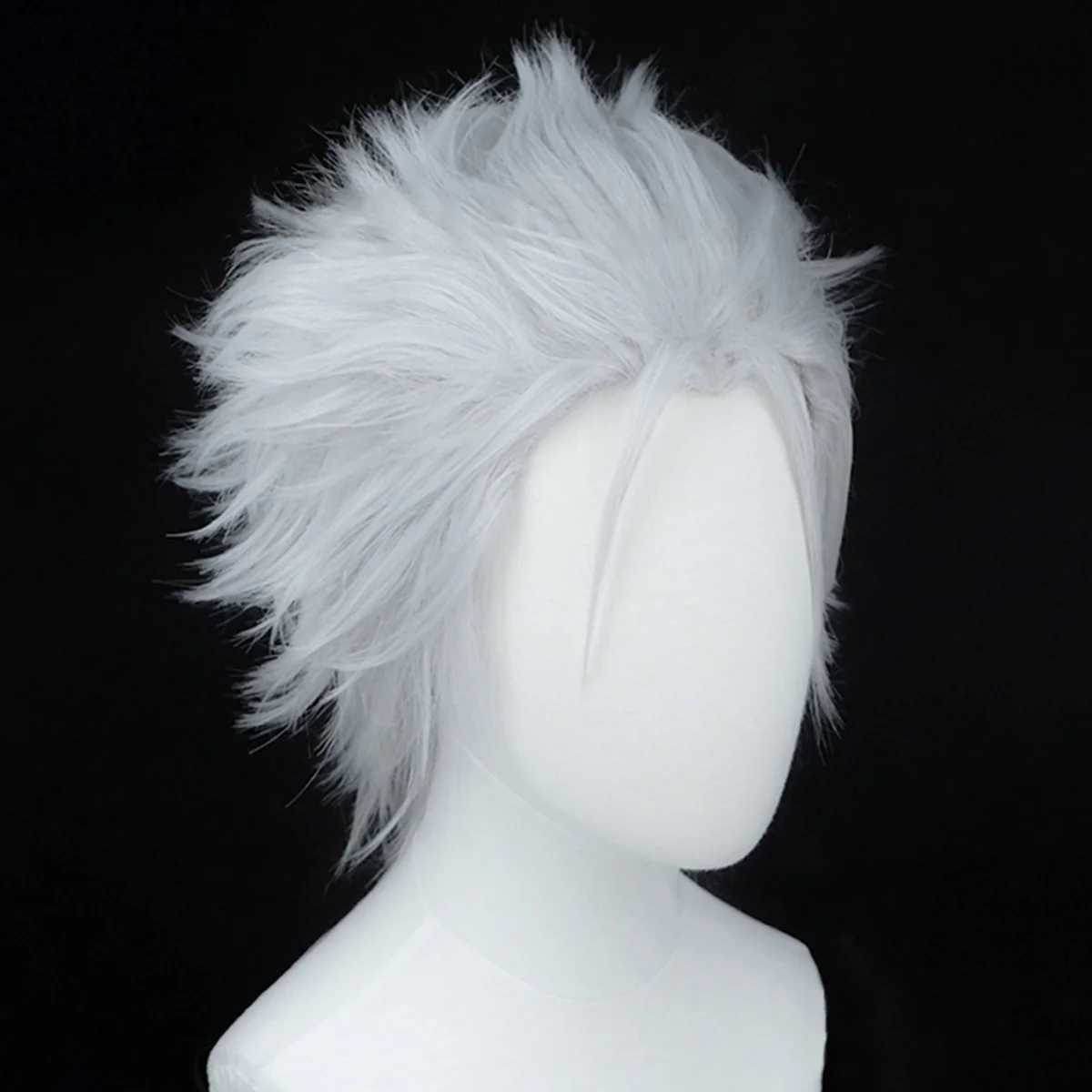 Ace Attorney Season 2 Godot Grey White Cosplay Wig