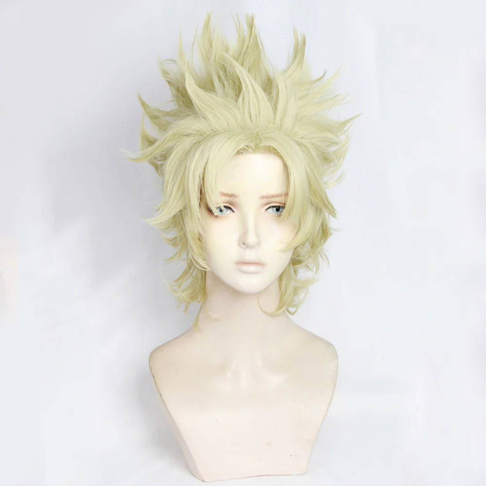 Jojo'S Bizarre Adventure: Battle Tendency Caesar Anthonio Zeppeli Light Golden Cosplay Wig