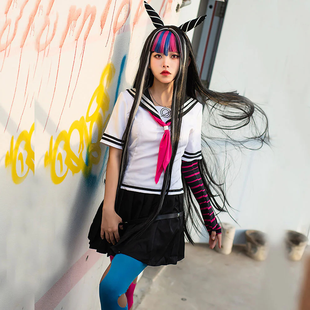 Danganronpa Dangan Ronpa 2: Goodbye Despair Ibuki Mioda Halloween Cosplay Costume