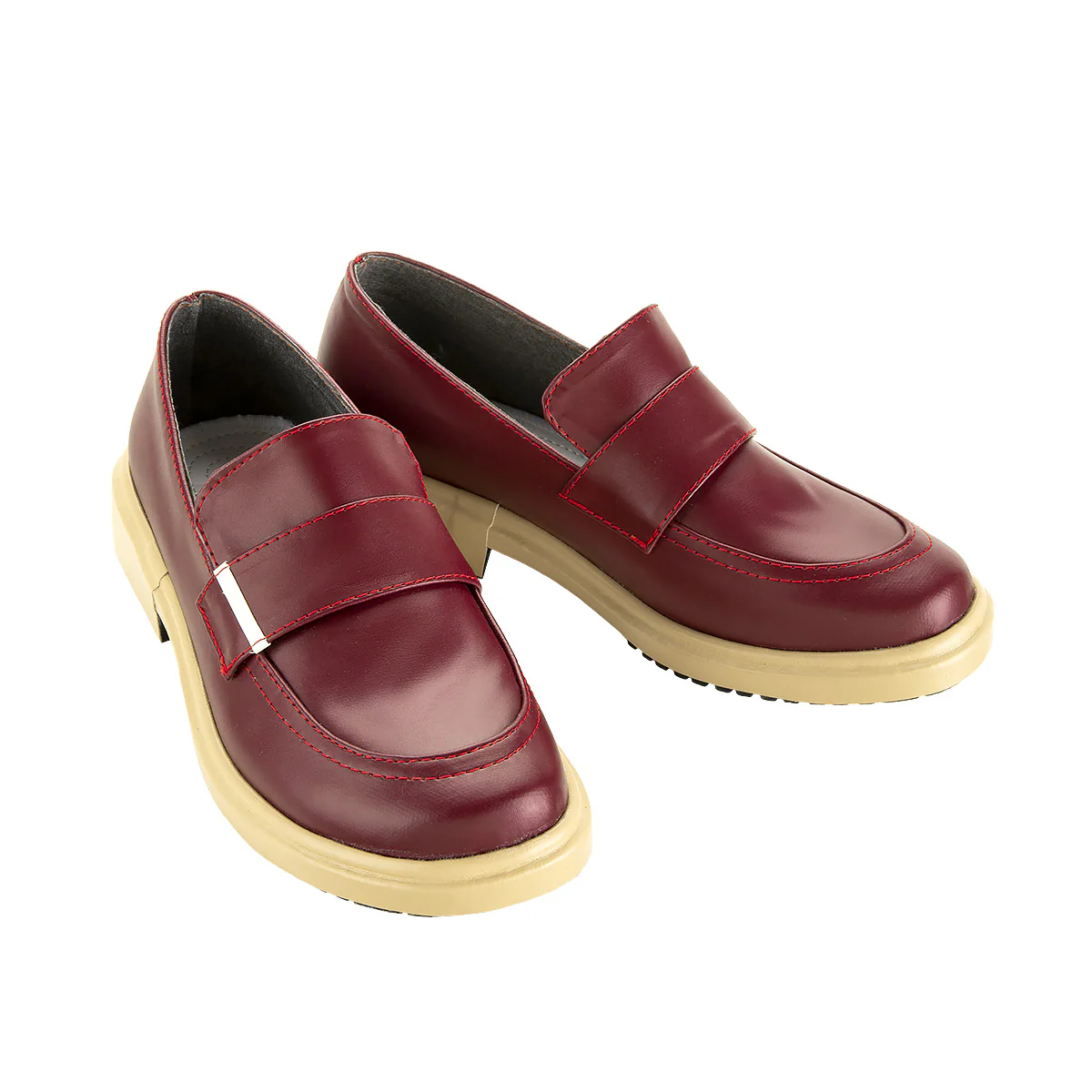 Ace Attorney Gyakuten Saiban Ema Skye Brown Cosplay Shoes