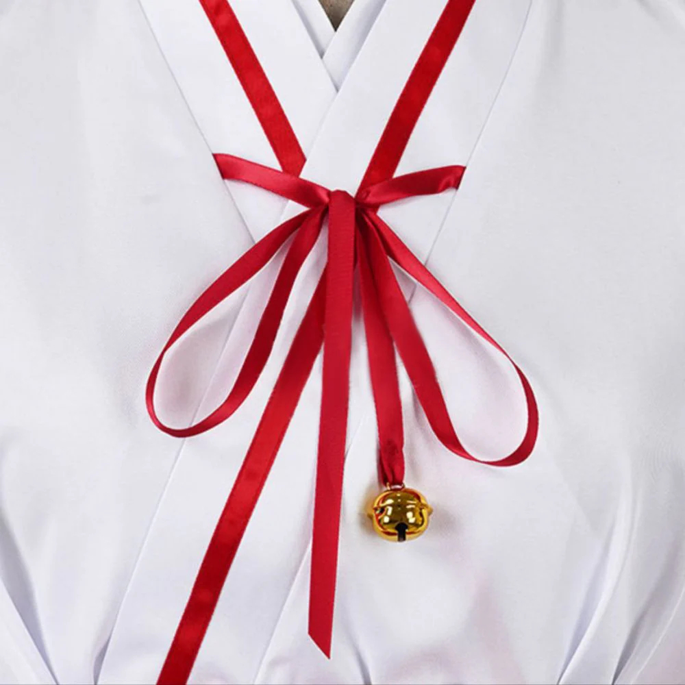 Hell's Paradise Jigokuraku Sagiri Yamada Asaemon White Cosplay Costume