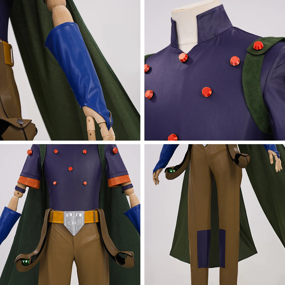 JoJo's Bizarre Adventure: Steel Ball Run Anime Gyro Zeppeli Premium Edition Cosplay Costume