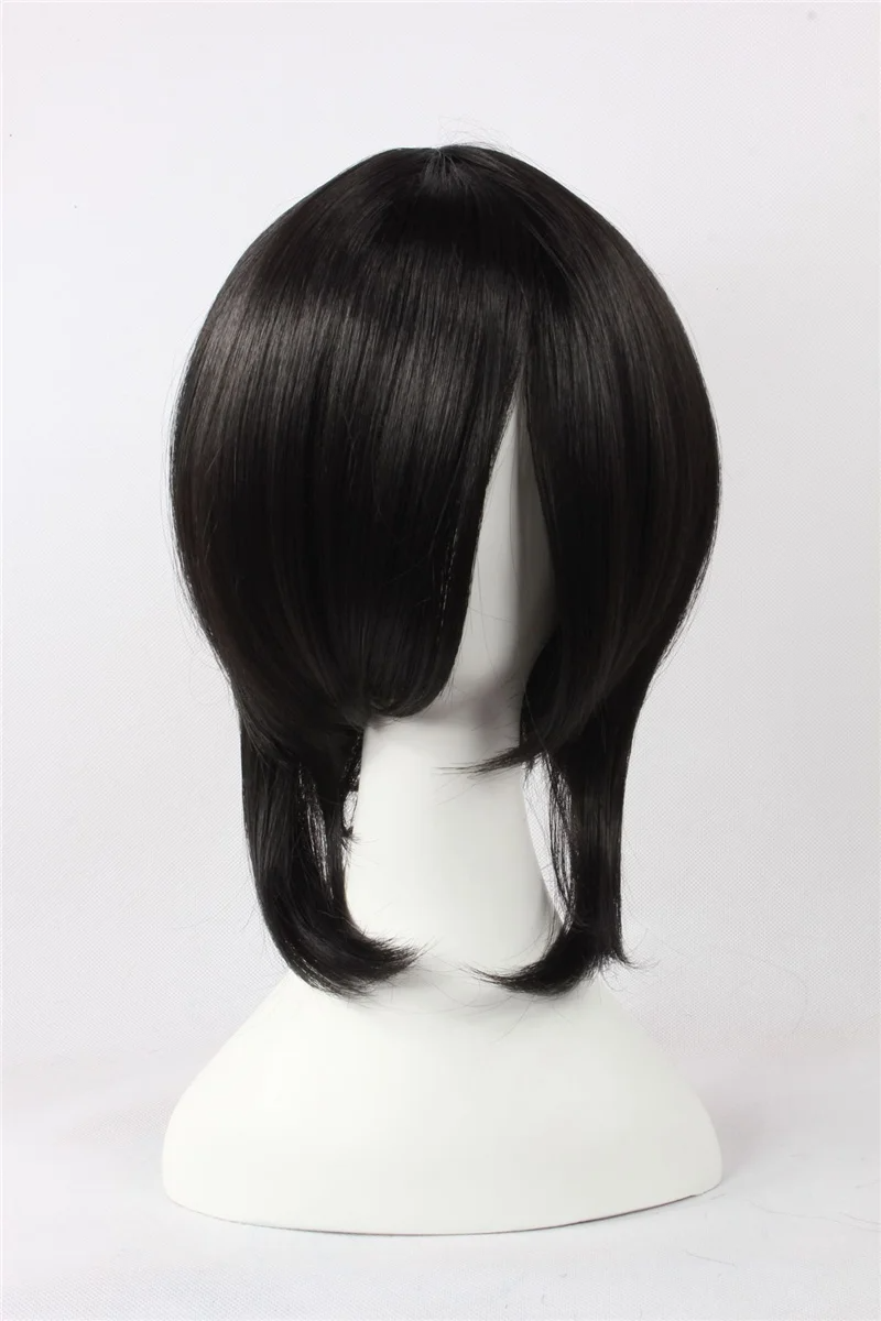 Akame ga kill! Kurome Cosplay Wig Kurome Short Hair Black Cosplay Wigs Fiber Heat Resistance