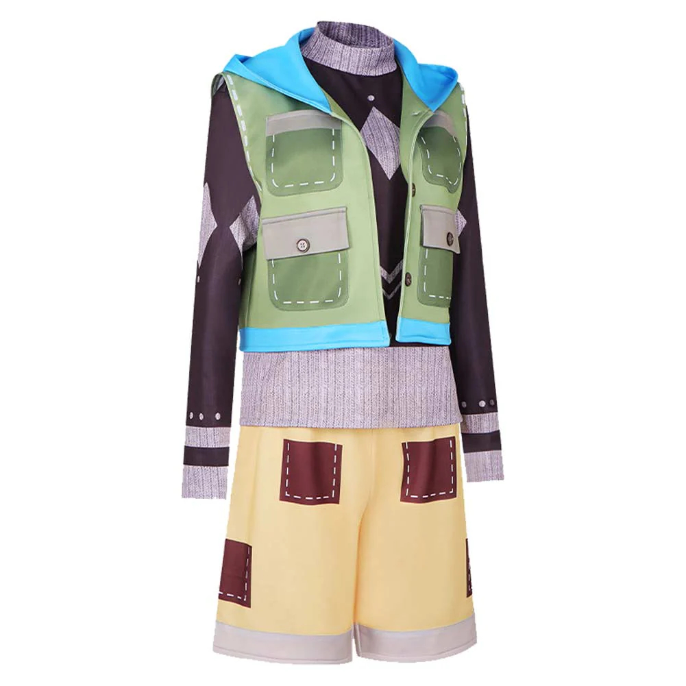 Brave Cat (2026) Kona Hoodie Jacket Pants Set Outfit Adult Kids Halloween Carnival Party Cosplay Costume