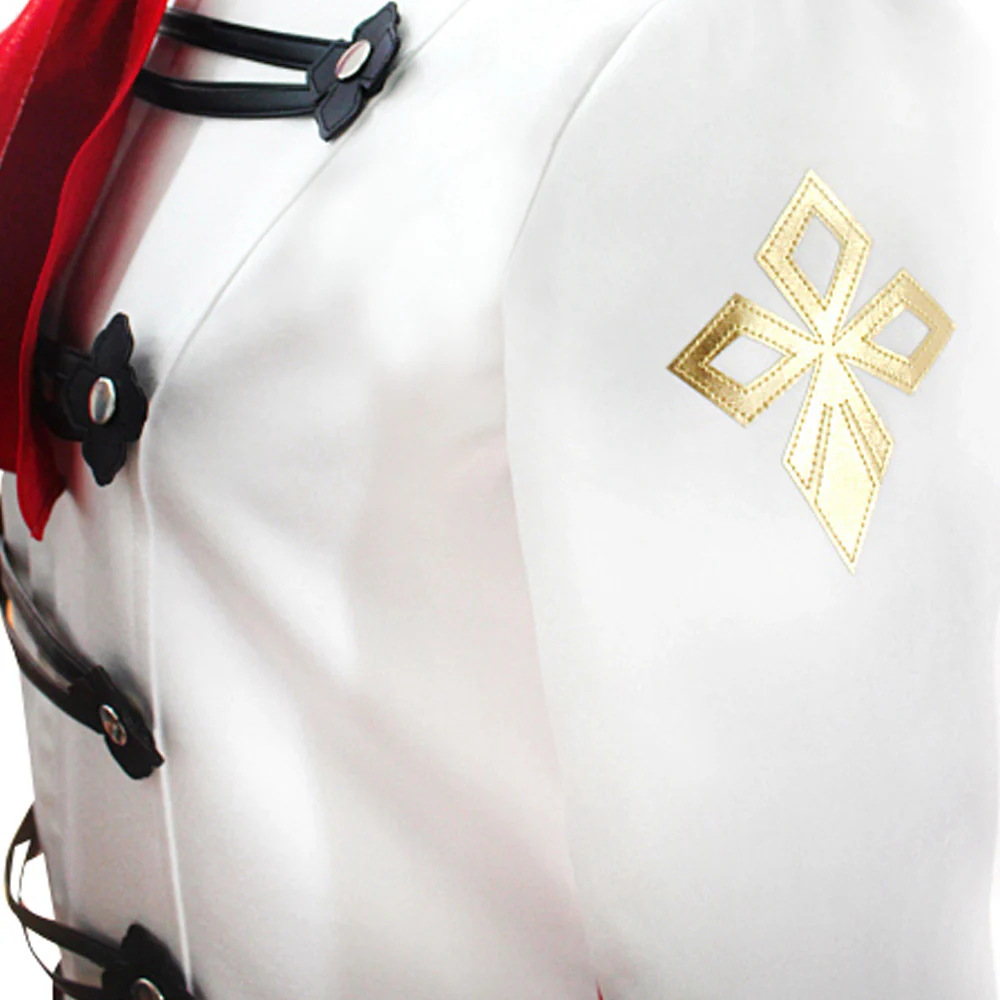 Ace Attorney Kazuma Asogi Kazuma Asogi White Cosplay Costume