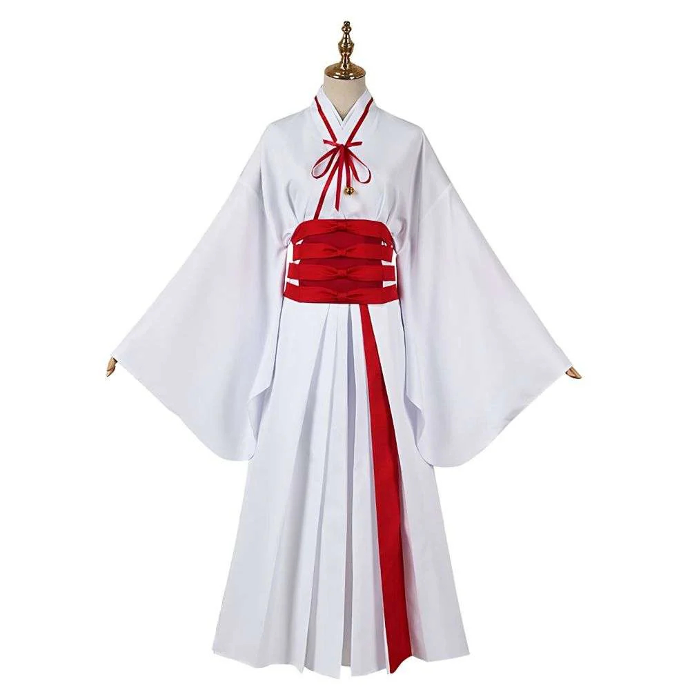 Hell's Paradise Jigokuraku Sagiri Yamada Asaemon White Cosplay Costume