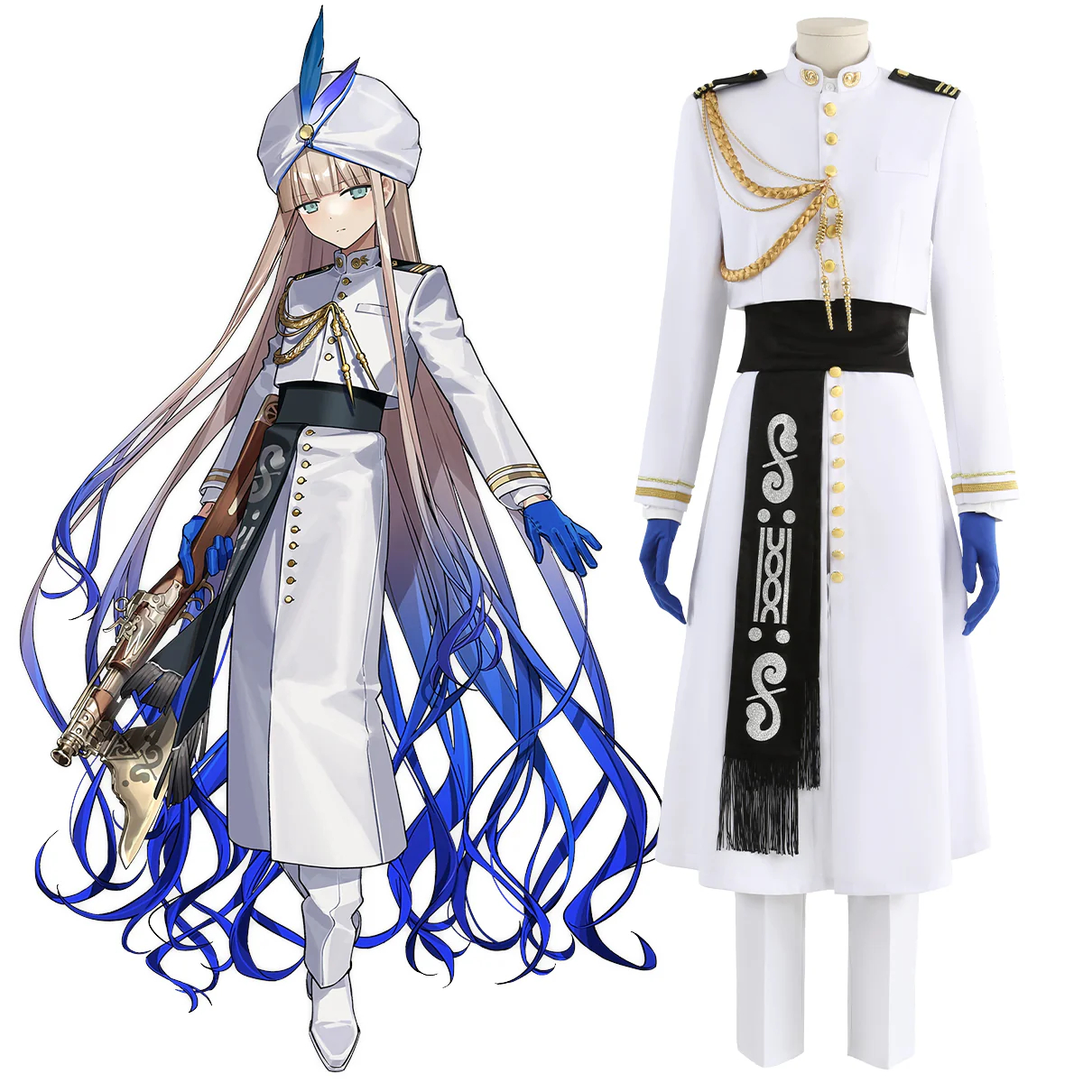 Fate Grand Order FGO Grand Rider Nemo Noah Stage 1 Speaker Cosplay Costume