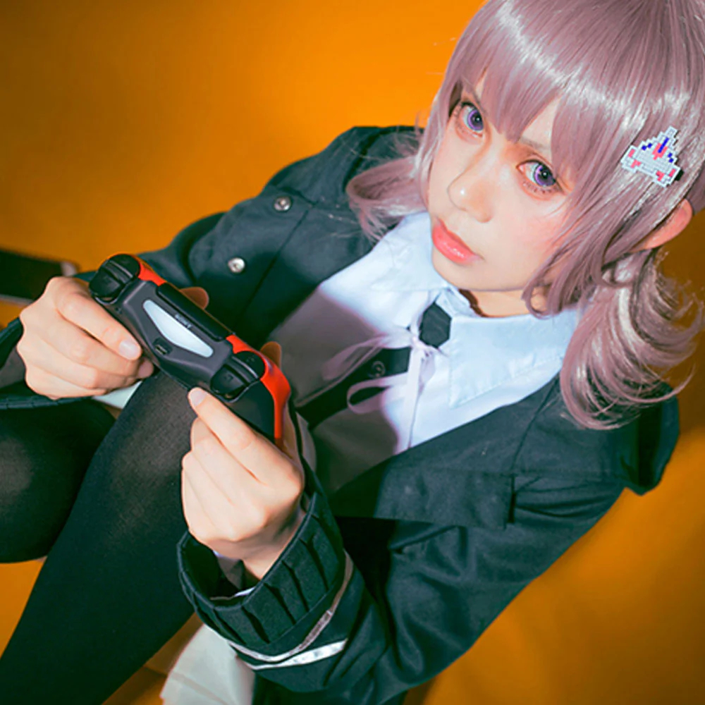 DanganRonpa Dangan Ronpa Chiaki Nanami Halloween Cosplay Costume