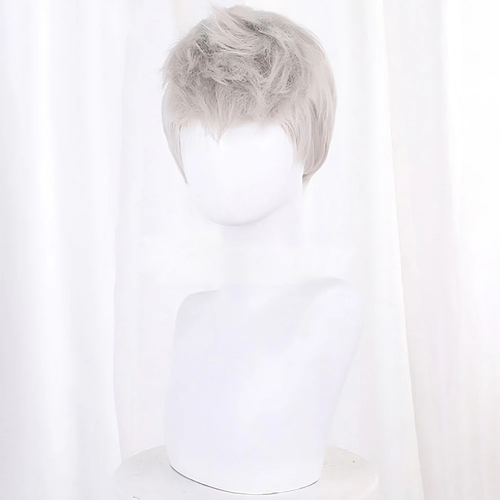 Persona 3 Reload P3R Akihiko Sanada Silver Cosplay Wig