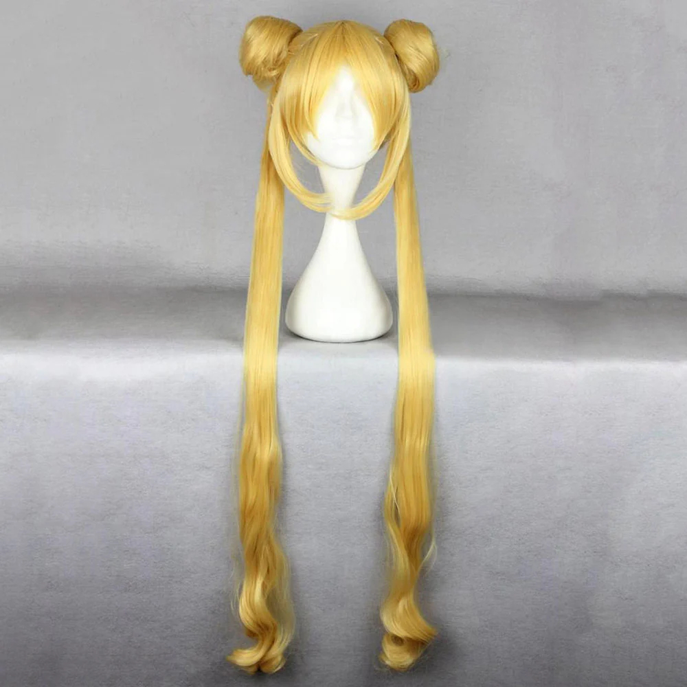 Sailor Moon Tsukino Usagi Golden Cosplay Wig